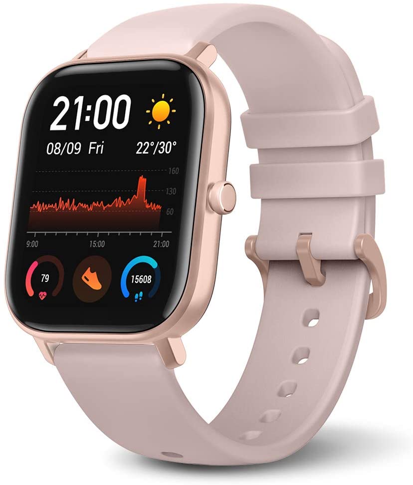 Amazfit GTS Smartwatch, Rose Pink