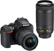 Load image into Gallery viewer, Nikon D5600 DSLR with 18-55mm f/3.5-5.6G VR and 70-300mm f/4.5-6.3G ED
