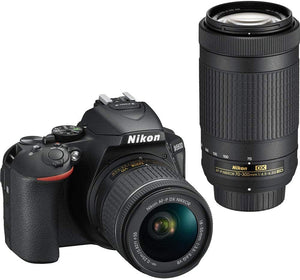 Nikon D5600 DSLR with 18-55mm f/3.5-5.6G VR and 70-300mm f/4.5-6.3G ED